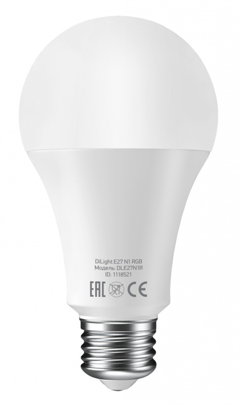 Купить Умная лампа Digma DiLight N1 E27 9Вт 800lm Wi-Fi (DLE27N1R) в ...