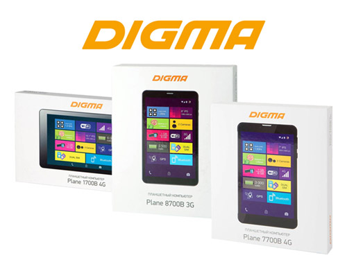 Трио новых планшетов Digma. Эксклюзивно в «Билайн»