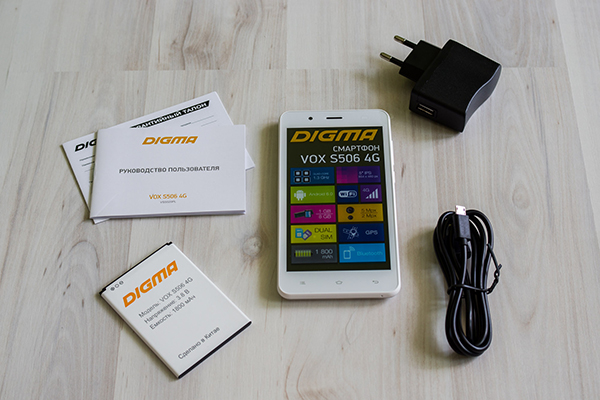 Cмартфон Digma VOX S506 4G