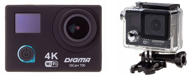 Экшн-камера DIGMA DiCam 700