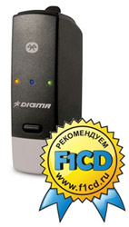 F1CD вручил награду «Рекомендуем» GPS-приемнику Digma BM120